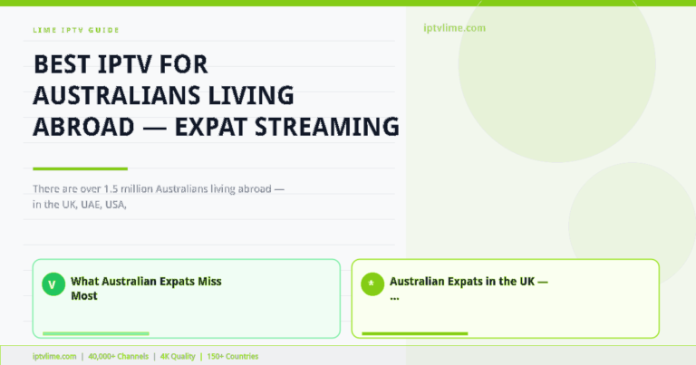 Lime IPTV — Best IPTV for Australians Living Abroad — Expat Streaming Guide 2026