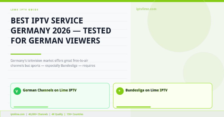 Lime IPTV — Best IPTV Service Germany 2026 — Tested for German Viewers
