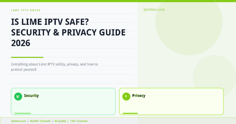 Lime IPTV — Is Lime IPTV Safe? Security & Privacy Guide 2026