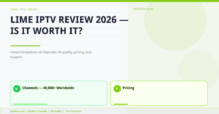Lime IPTV — Lime IPTV Review 2026 — Is It Worth It?